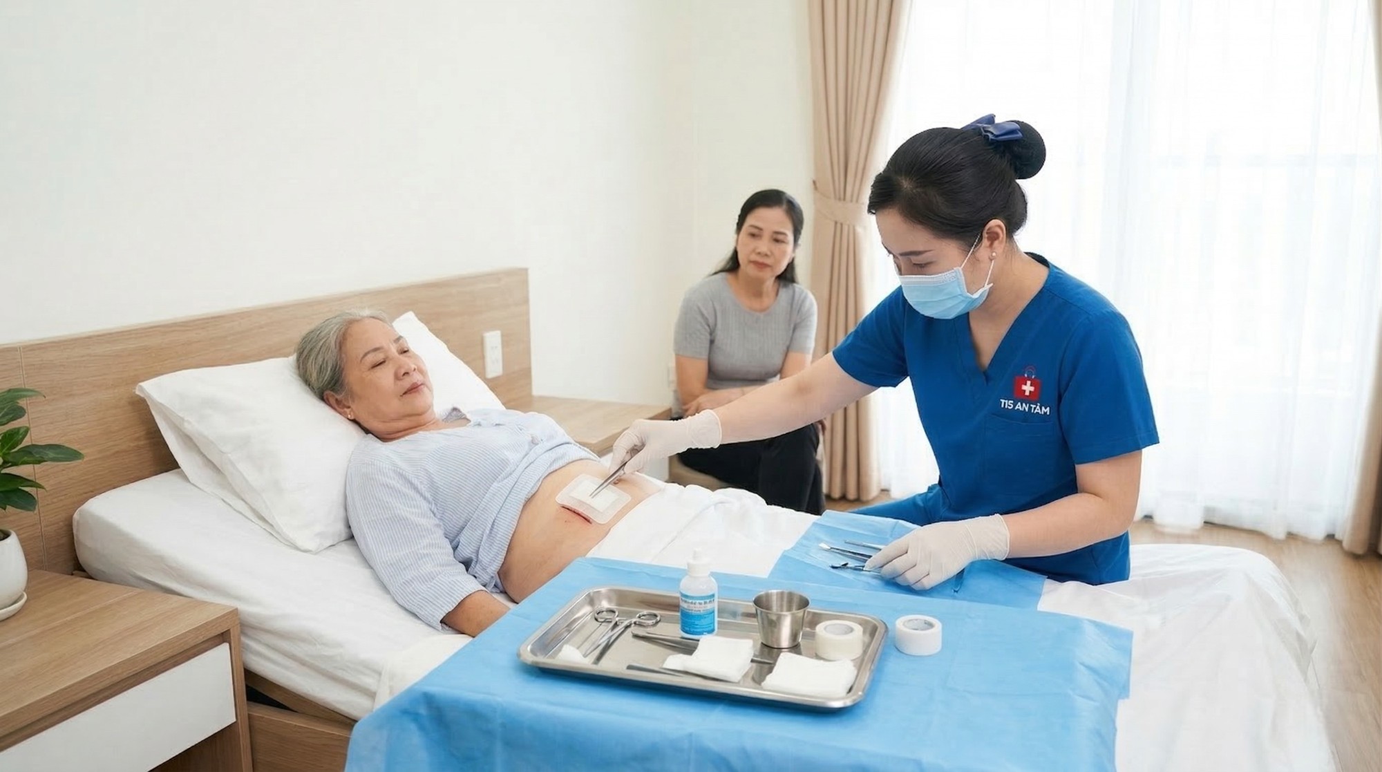 Chăm sóc vết thương sau mổ tại nhà