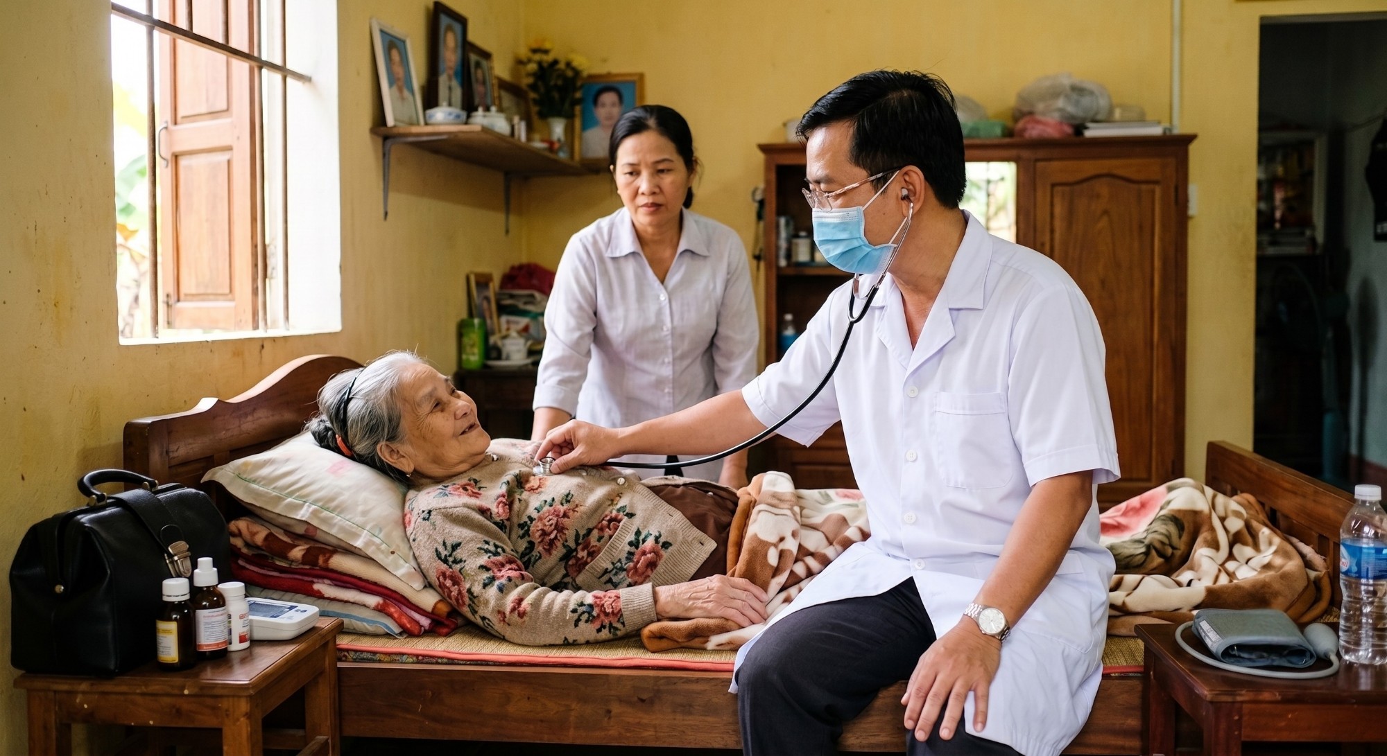 Bac si kham benh tai nha cho nguoi cao tuoi